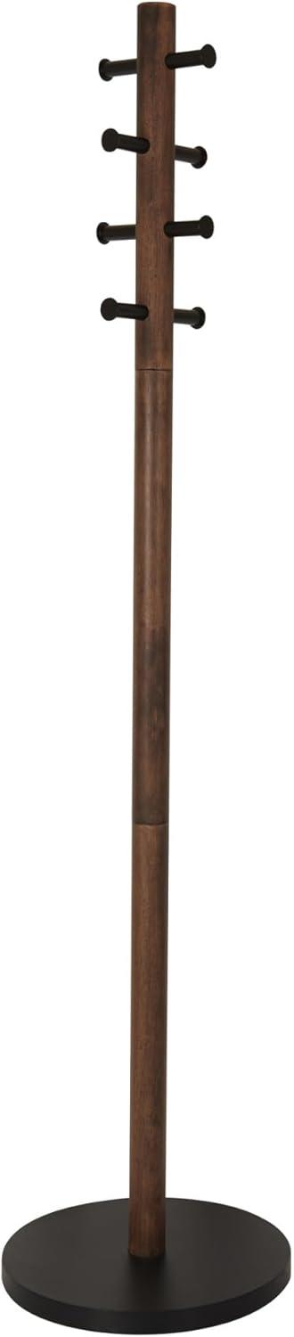Pillar 8 - Hook Freestanding Solid Wood Coat Rack