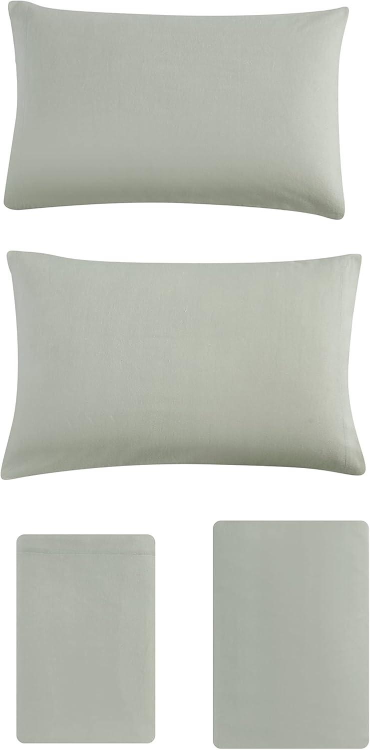 Eddie Bauer Solid Cotton Flannel Sheet Sets