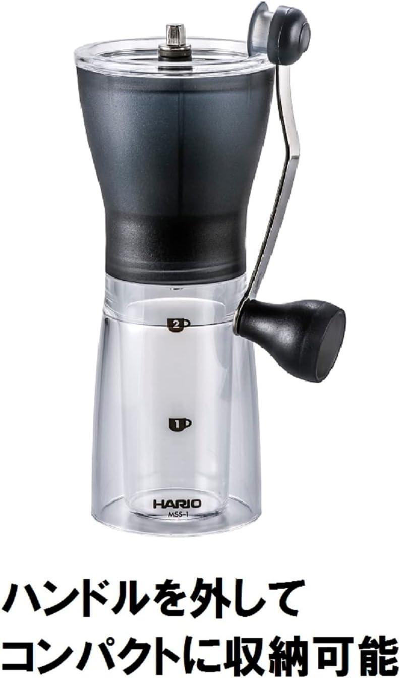 Black Ceramic Manual Adjustable Coffee Grinder