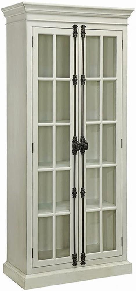 Toni 2-door Tall Cabinet Antique White