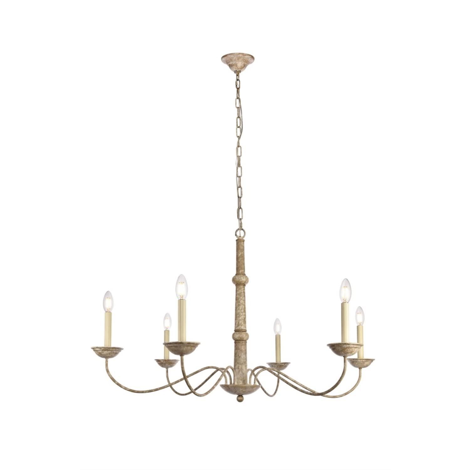 Calando 6 - Light Dimmable Classic / Traditional Chandelier