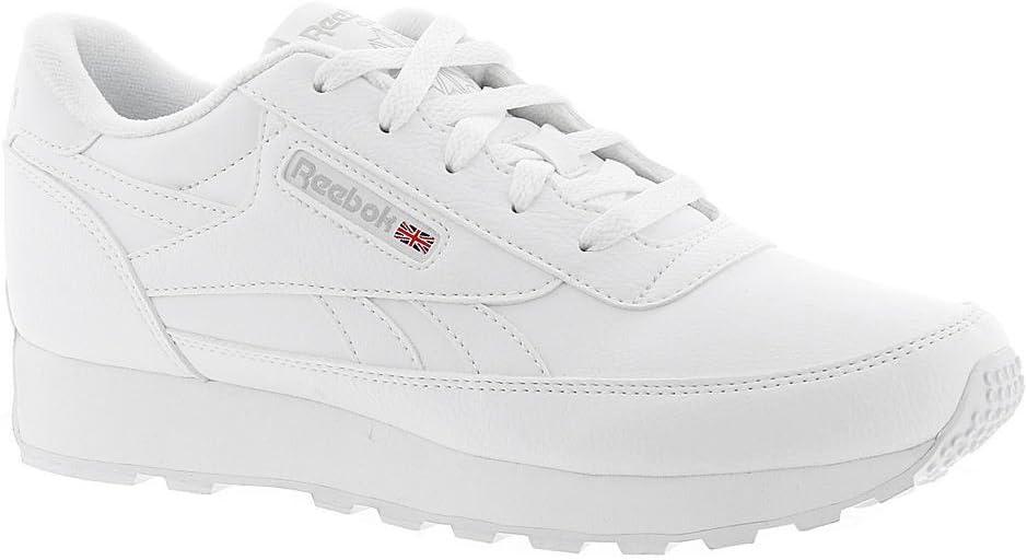 Reebok Classic Renaissance Sneakers Women White Steel Leather 100071993 D Width
