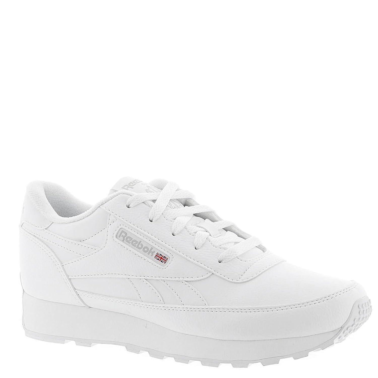 Reebok Classic Renaissance Sneakers Women White Steel Leather 100071993 D Width
