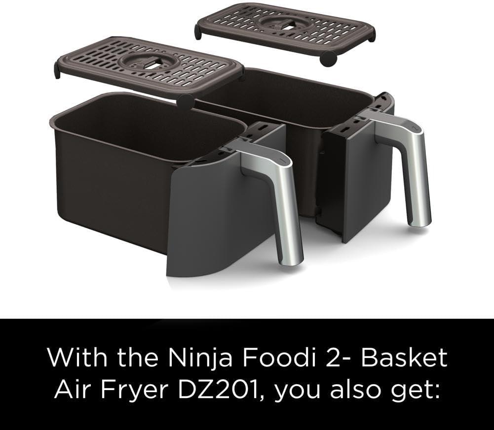 Ninja Foodi ® 2-Basket 8-Qt. Air Fryer with DualZone™ Technology