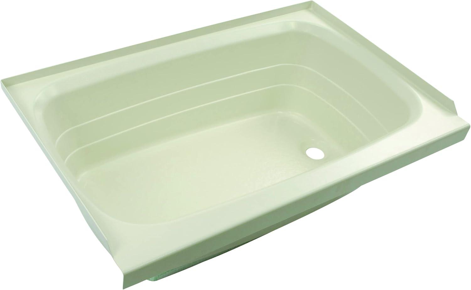 Parchment 36" x 24" Acrylic Rectangular Bathtub with Right Drain