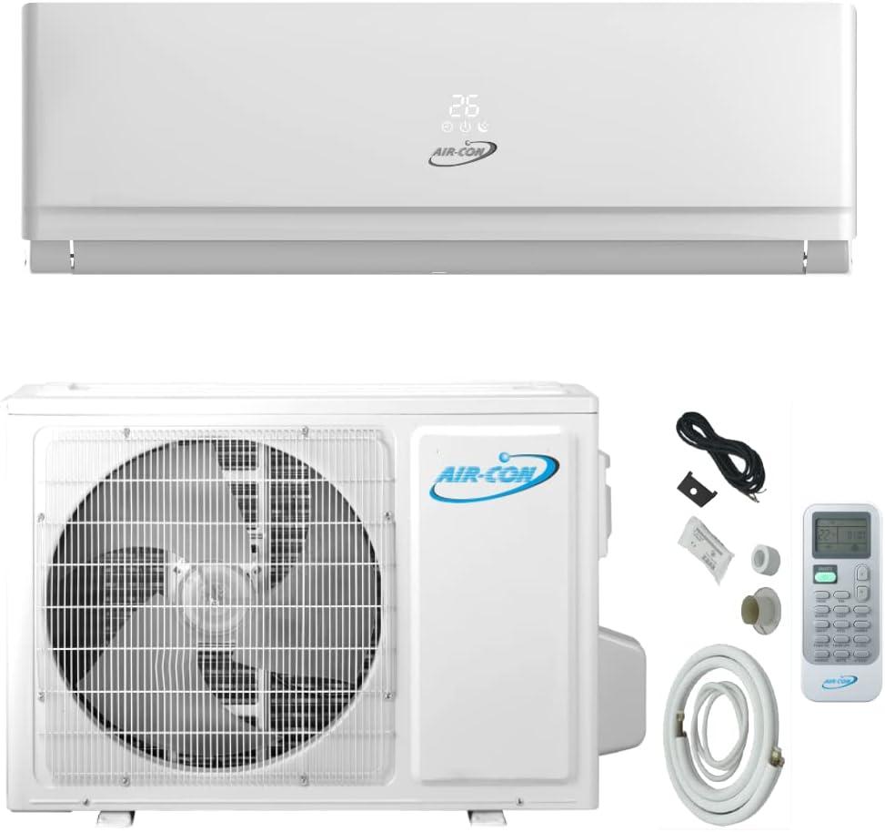 36,000 BTU White Ductless Mini Split Air Conditioner with Heater and Remote