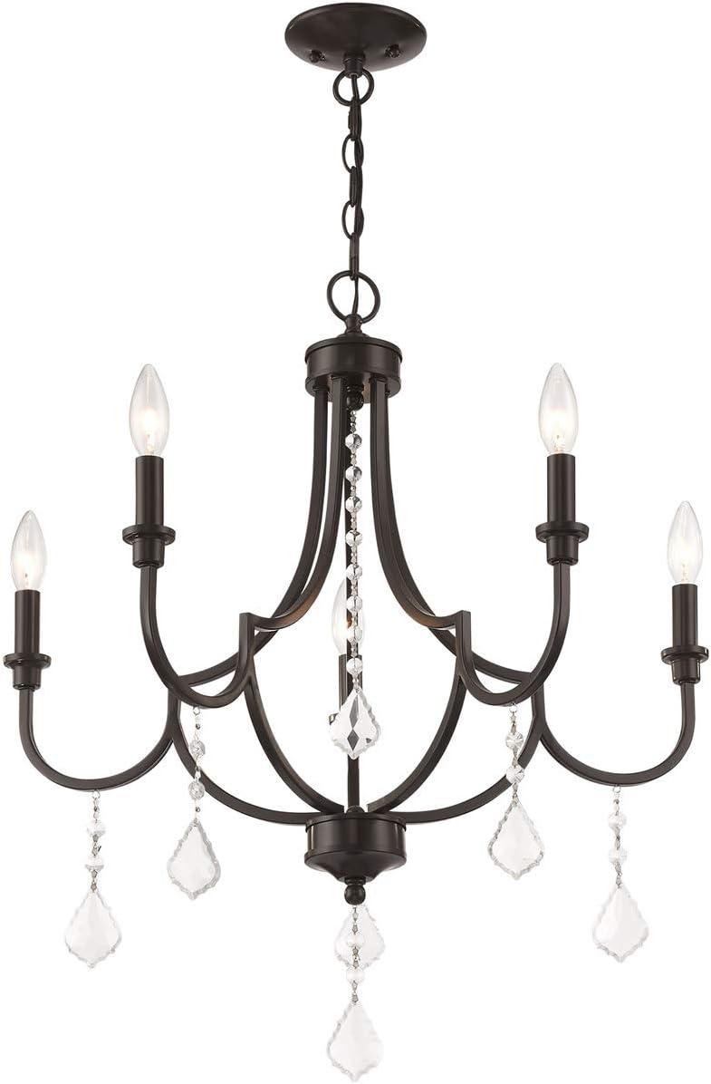 Livex Lighting Glendale 5 - Light Chandelier in  English Bronze