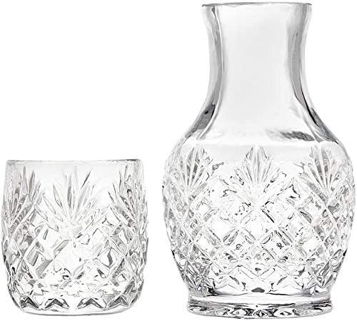 Shannon Crystal Night Water Carafe with Tumbler Glass