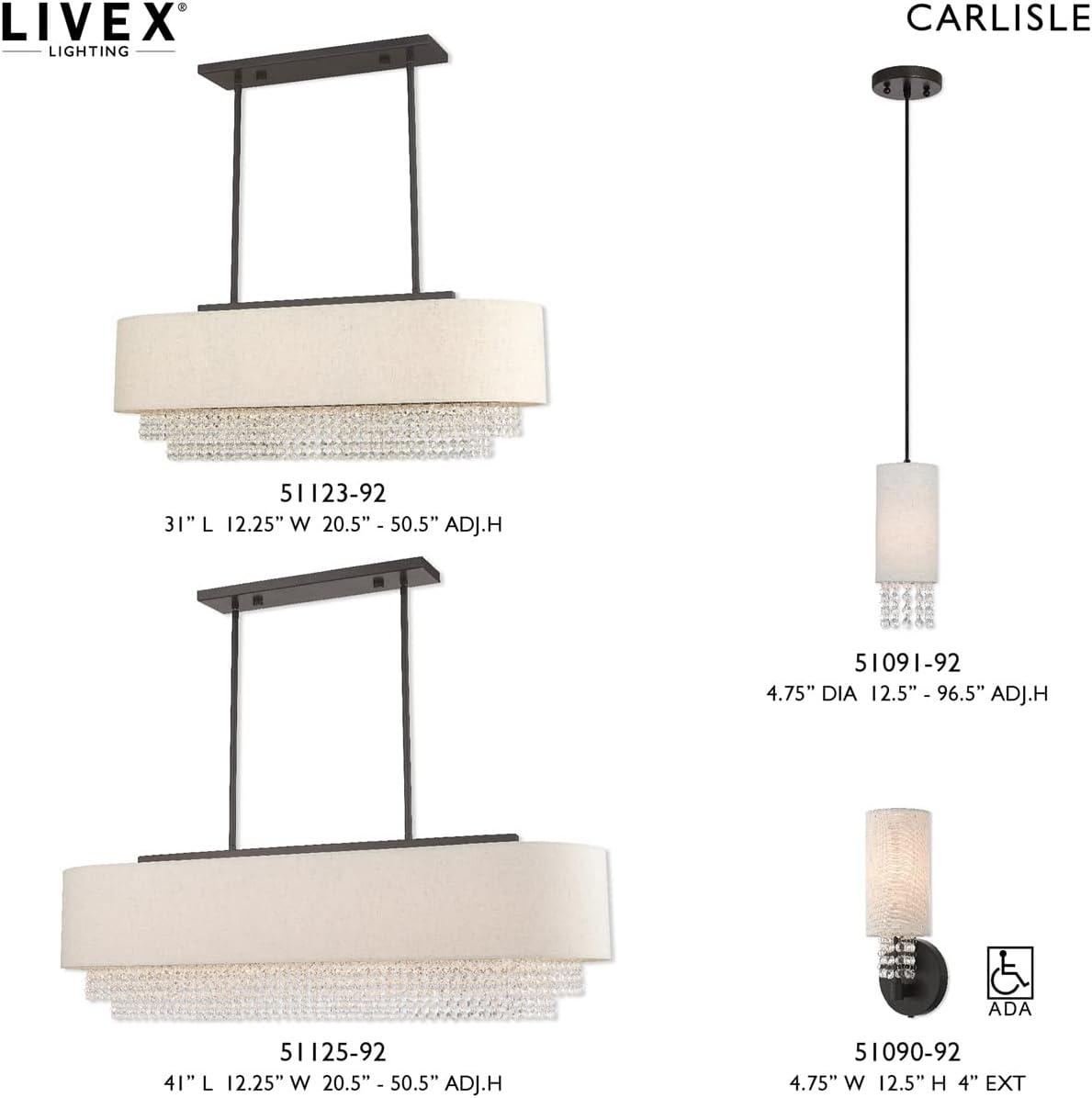 Livex Lighting Carlisle 5 - Light Chandelier in  English Bronze