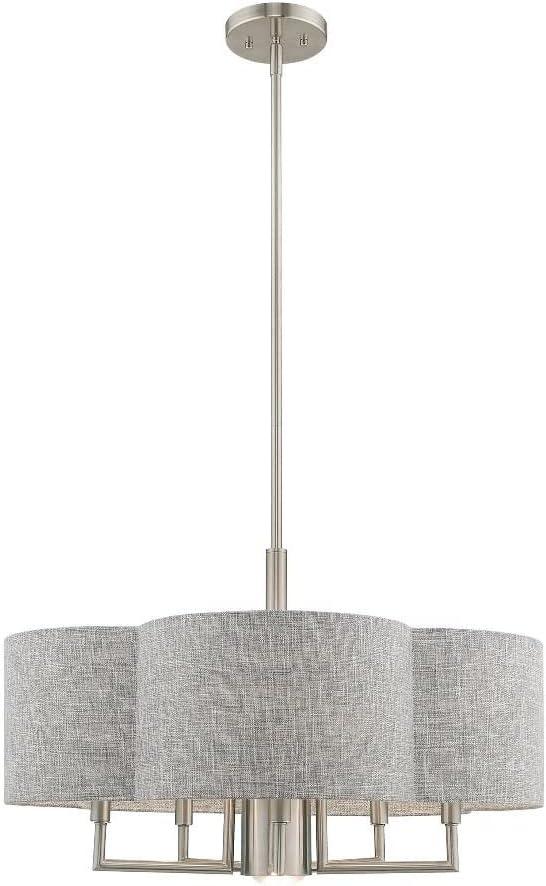 Livex Lighting Kalmar 5 - Light Chandelier in  Brushed Nickel