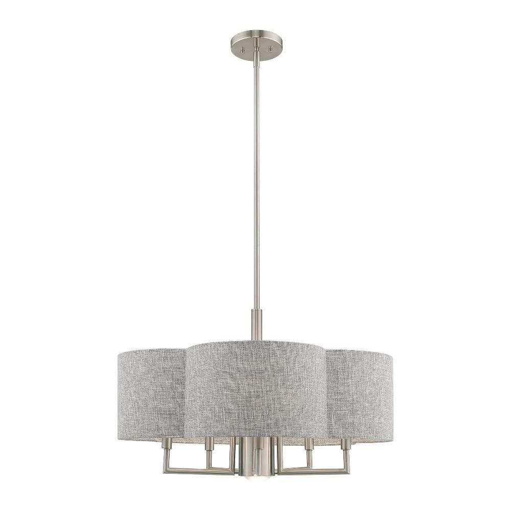 Livex Lighting Kalmar 5 - Light Chandelier in  Brushed Nickel