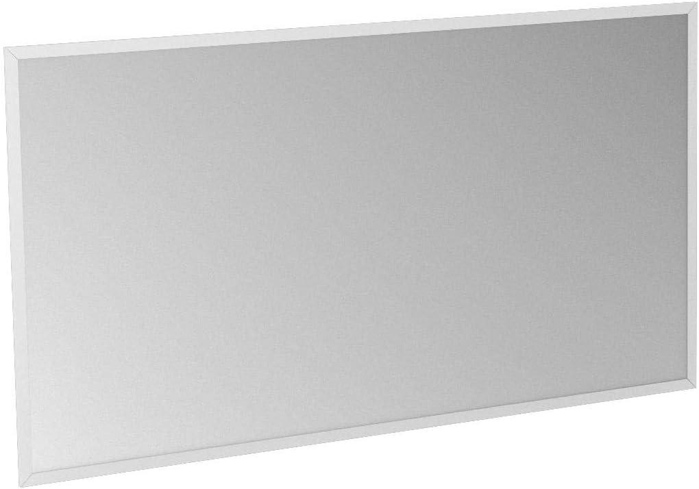 18"X40" inch Clear Rectangle Beveled Polish Frameless Wall Mirror with Hooks