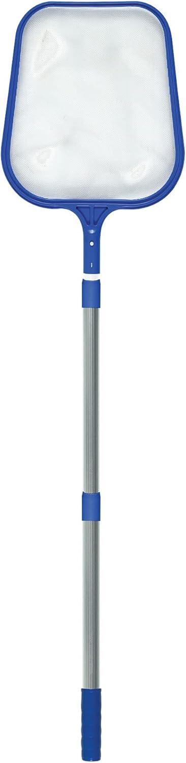 Swimline Lightweight Leaf Skimmer Swimming Pool and Spa Maintenance Net with 24" to 48" Adjustable Aluminum Telescoping Pole