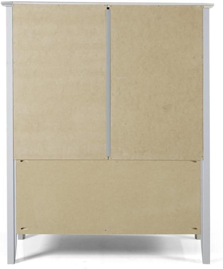 Alaterre Estantería Infantil Alta con 3 Estantes Simplicidad Gris Dove