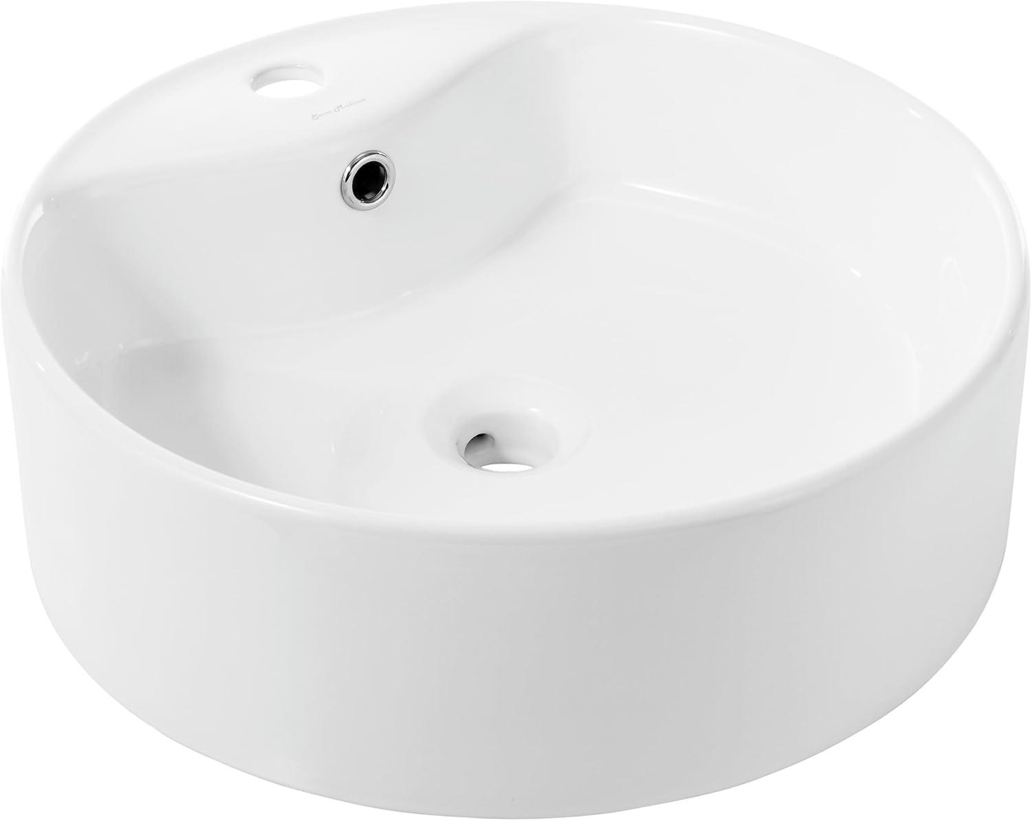 Trocadéro Round Vessel Sink with Faucet Mount