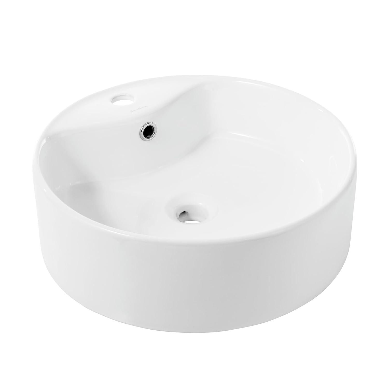 Trocadéro Round Vessel Sink with Faucet Mount
