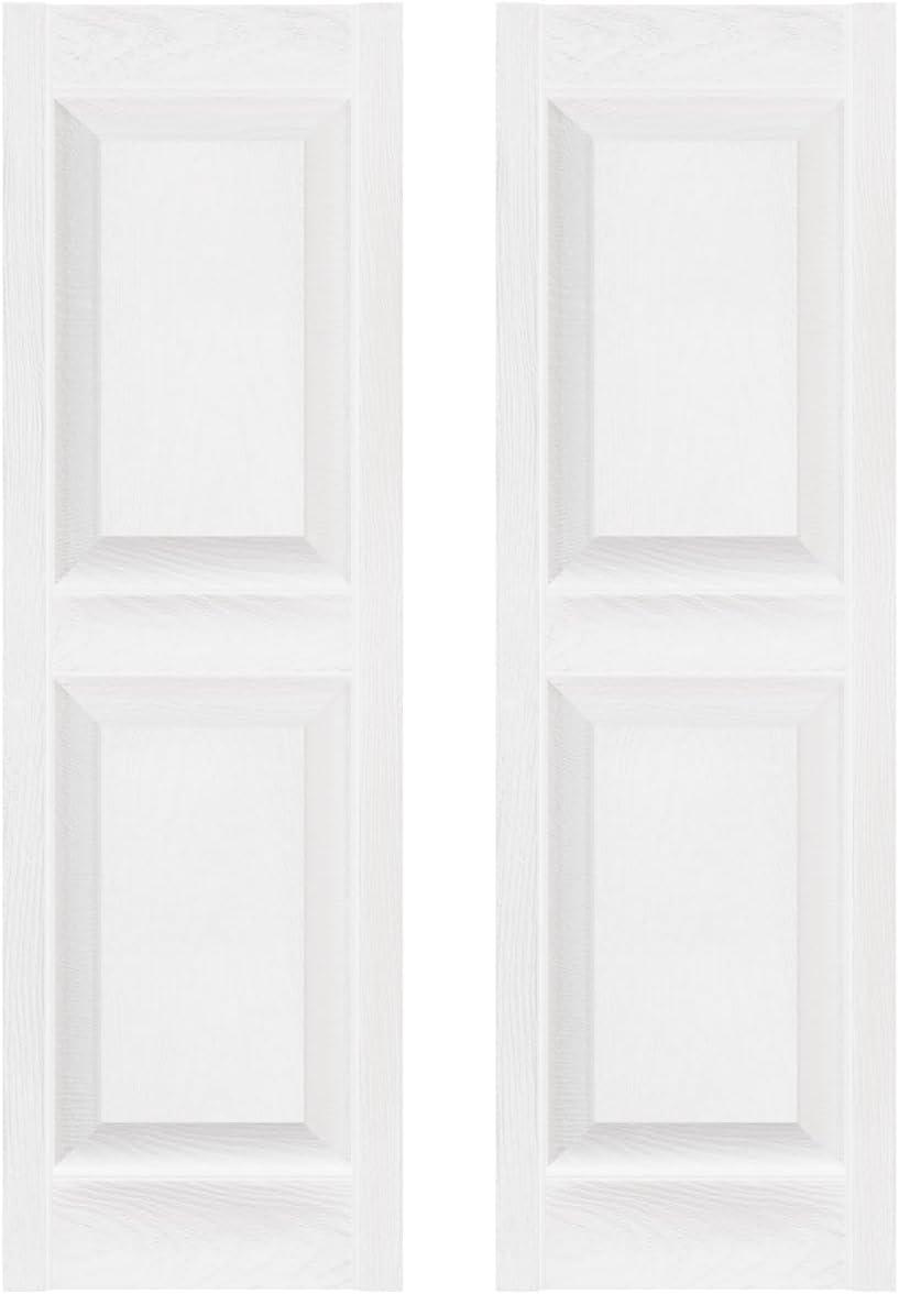Builders Edge Raised Panel Shutters