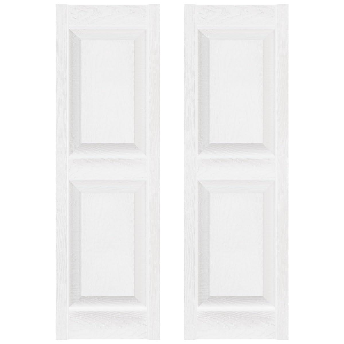 Builders Edge Raised Panel Shutters