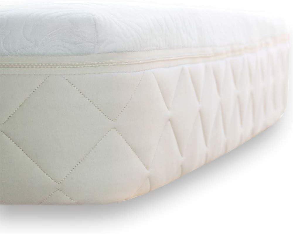 California King Organic Latex Foam Hybrid Mattress with Cotton Cover
