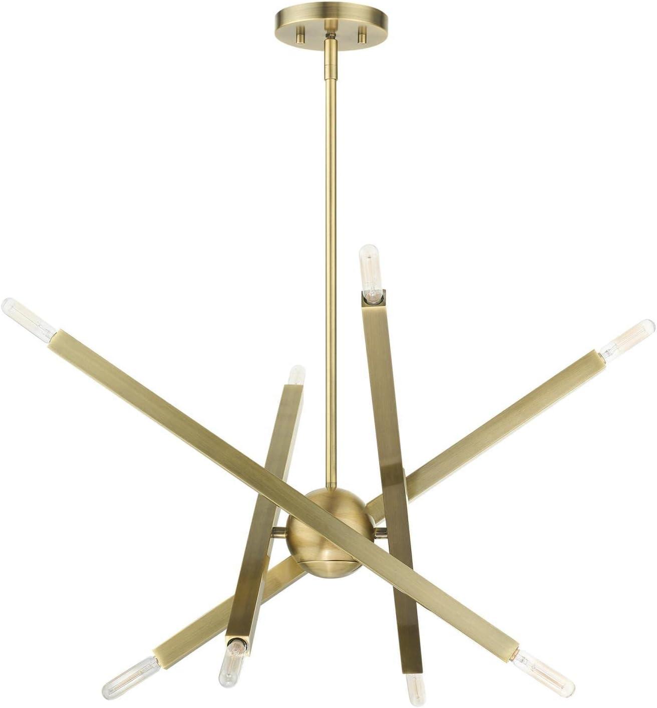 Mercury Row® Lydia 8 - Light Dimmable Modern Linear Chandelier