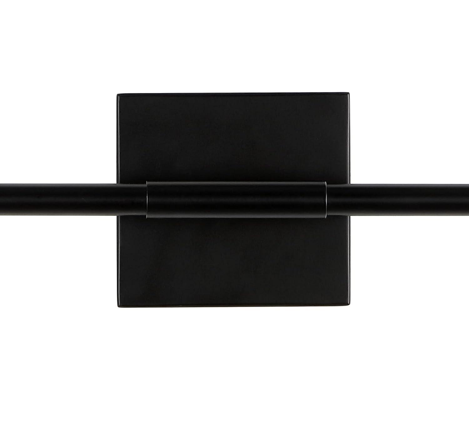 Makena 28" Dimmable Integrated LED Modern Metal Wall Sconce, Black