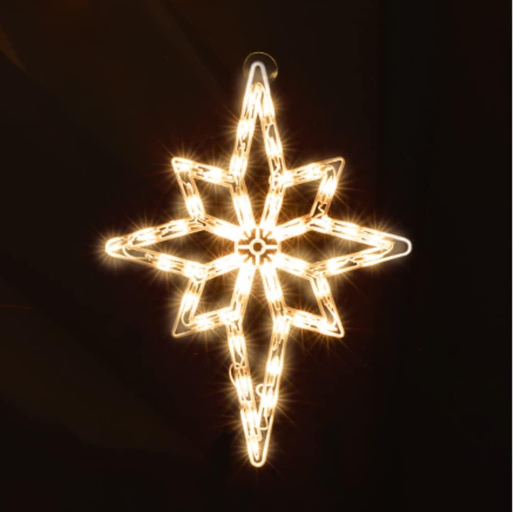 Northlight 18" Lighted Star of Bethlehem Christmas Window Silhouette Decoration