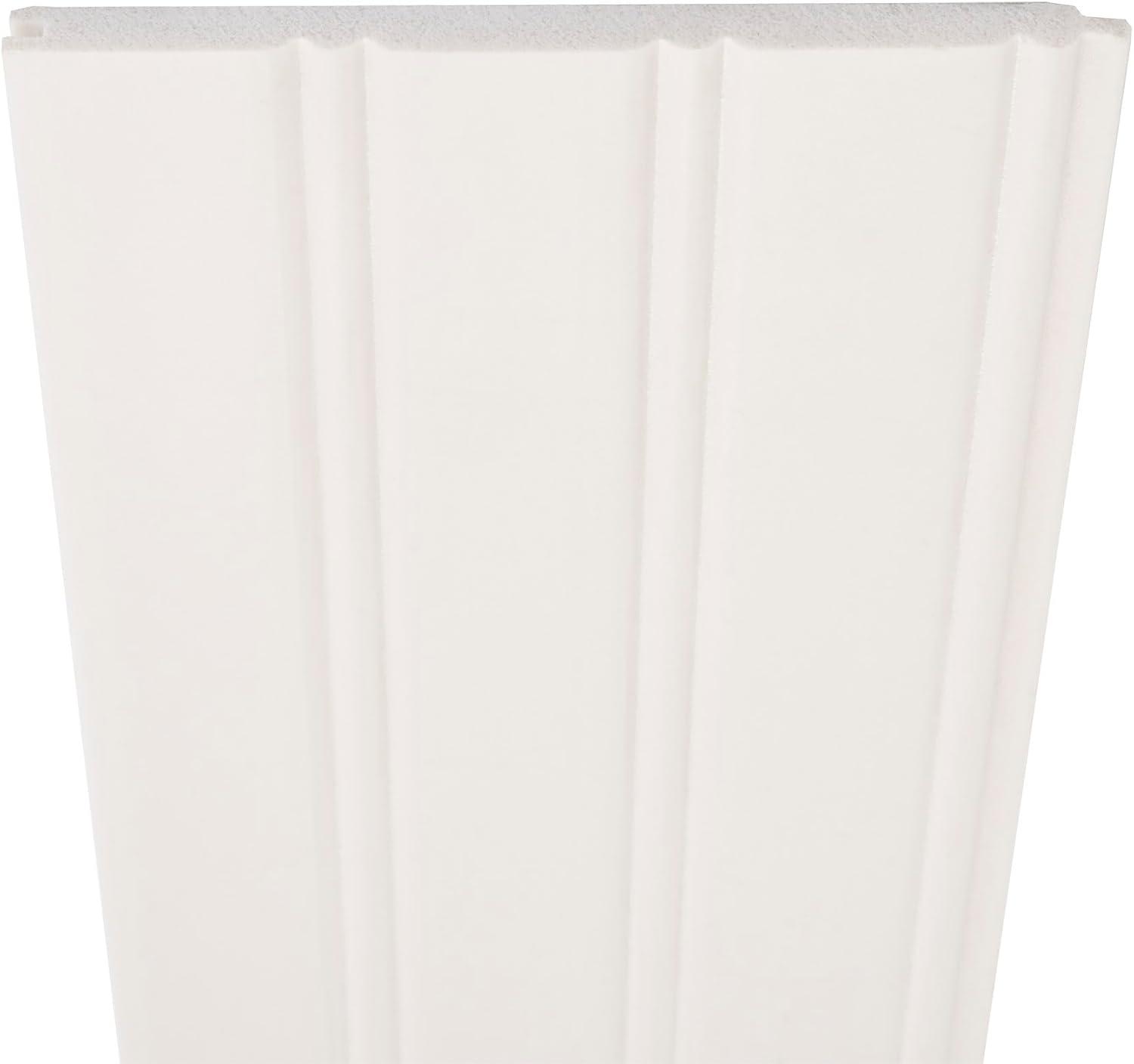 Outwater 96'' H x 5.25'' W x 0.375'' D Plastic Chair Rail