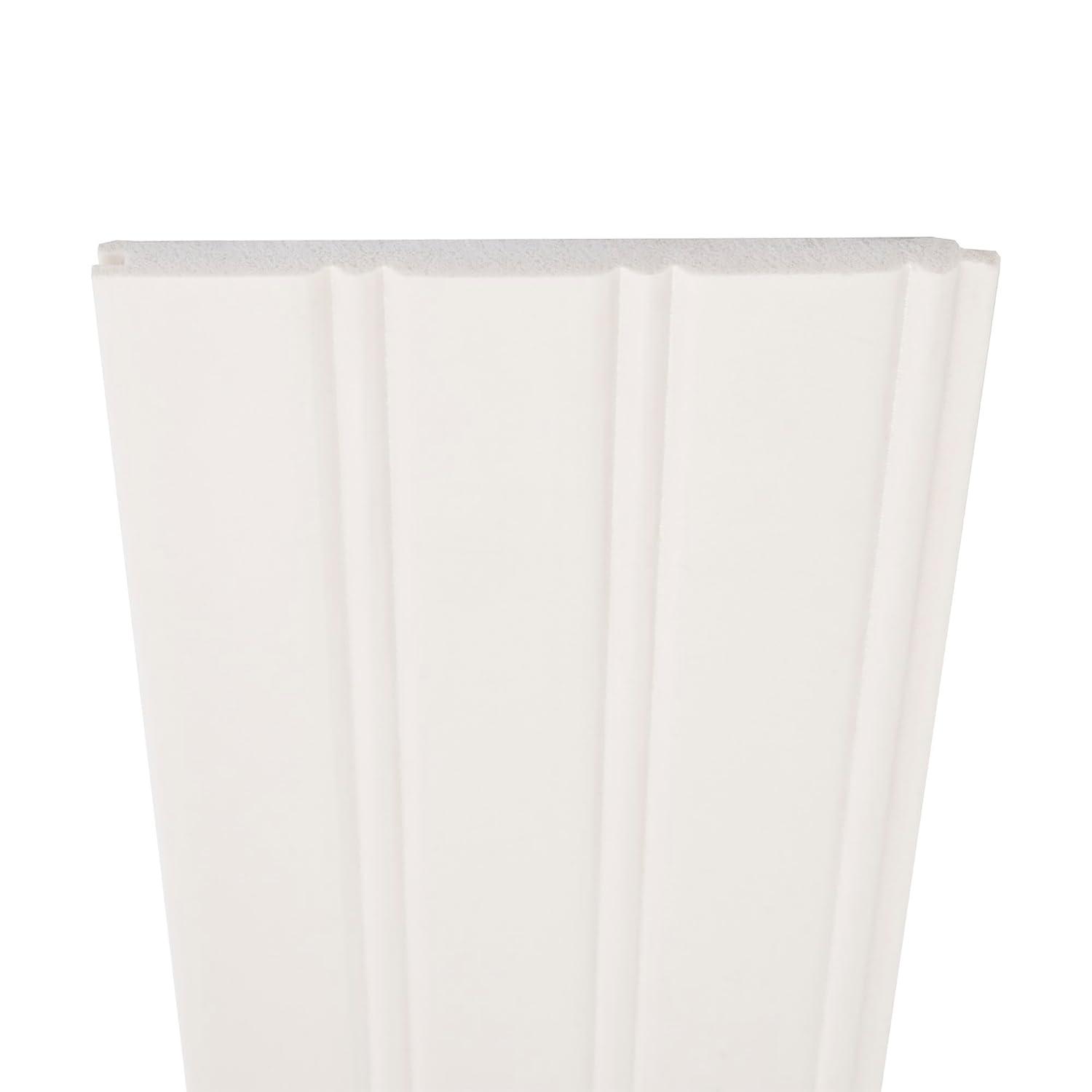 Outwater 96'' H x 5.25'' W x 0.375'' D Plastic Chair Rail