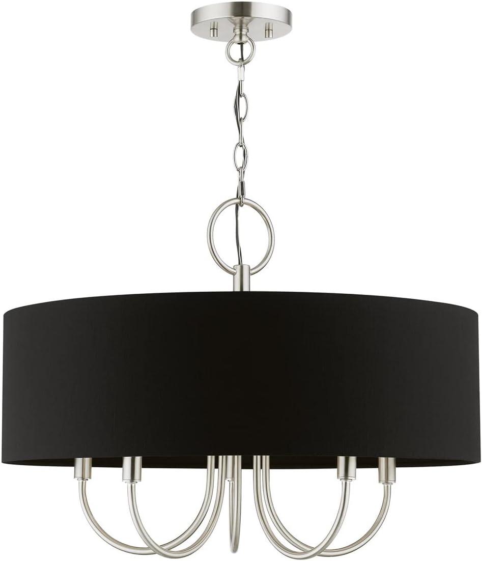 Livex Lighting Huntington 5 - Light Pendant in  Brushed Nickel