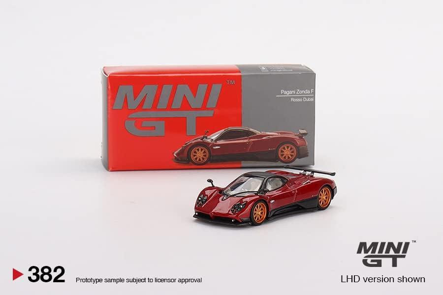 Pagani Zonda F Rosso Dubai Red Metallic with Black Top Limited Ed to 3000 pcs 1/64 Diecast Model Car by Mini GT