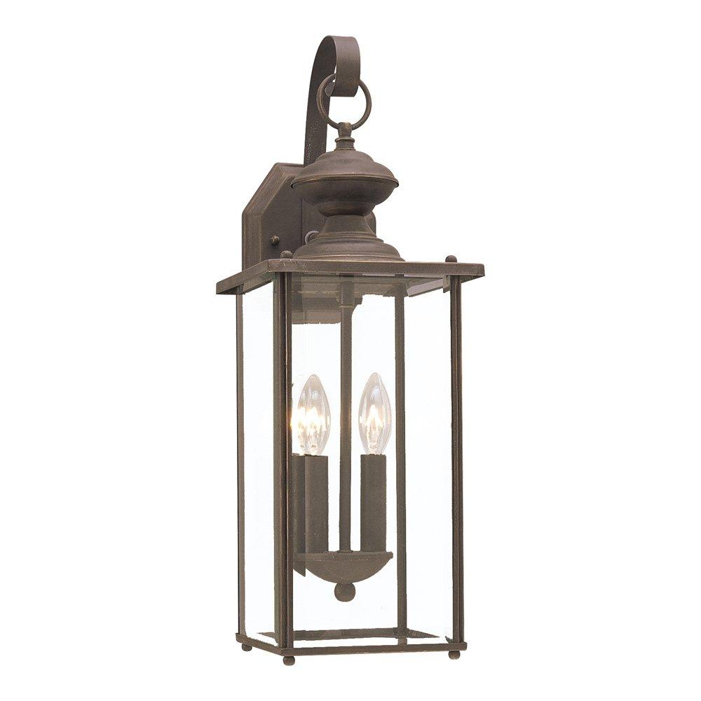 Generation Lighting Jamestowne 2 -Light 20.25-in H Antique Bronze Hardwired Outdoor Wall Light