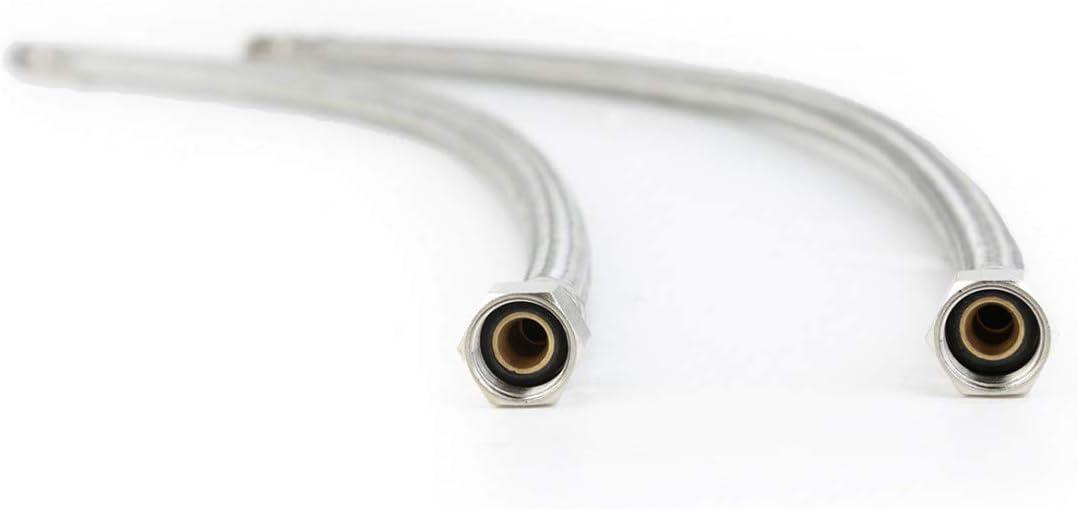 Bathroom Faucet Supply Line Stainless 10MM Male 3/8" Female Renovators Supply