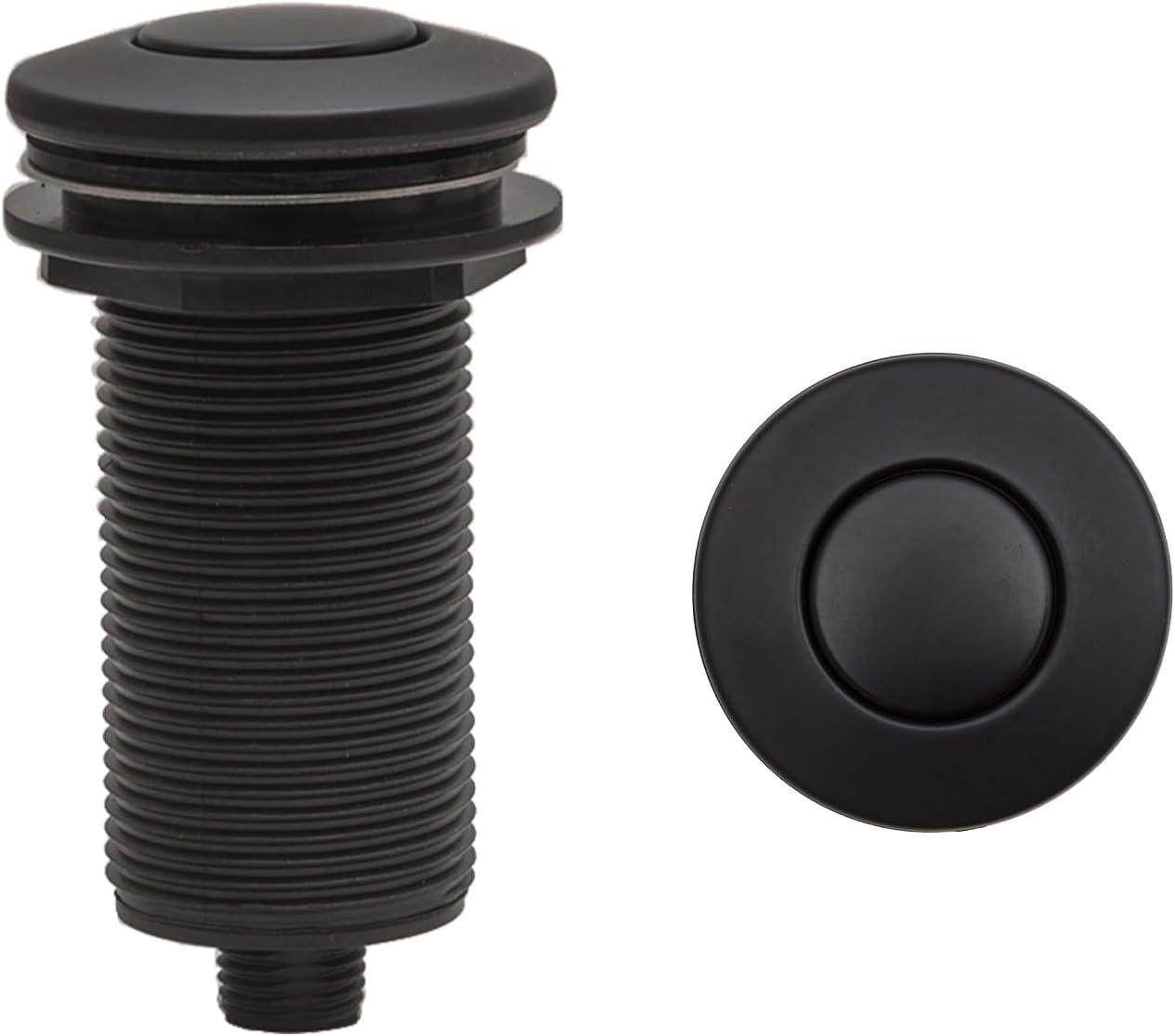 KRAUS Garbage Disposal Air Switch Kit with Push Button, AC Adapter, Power Cord, and Air Tube Included