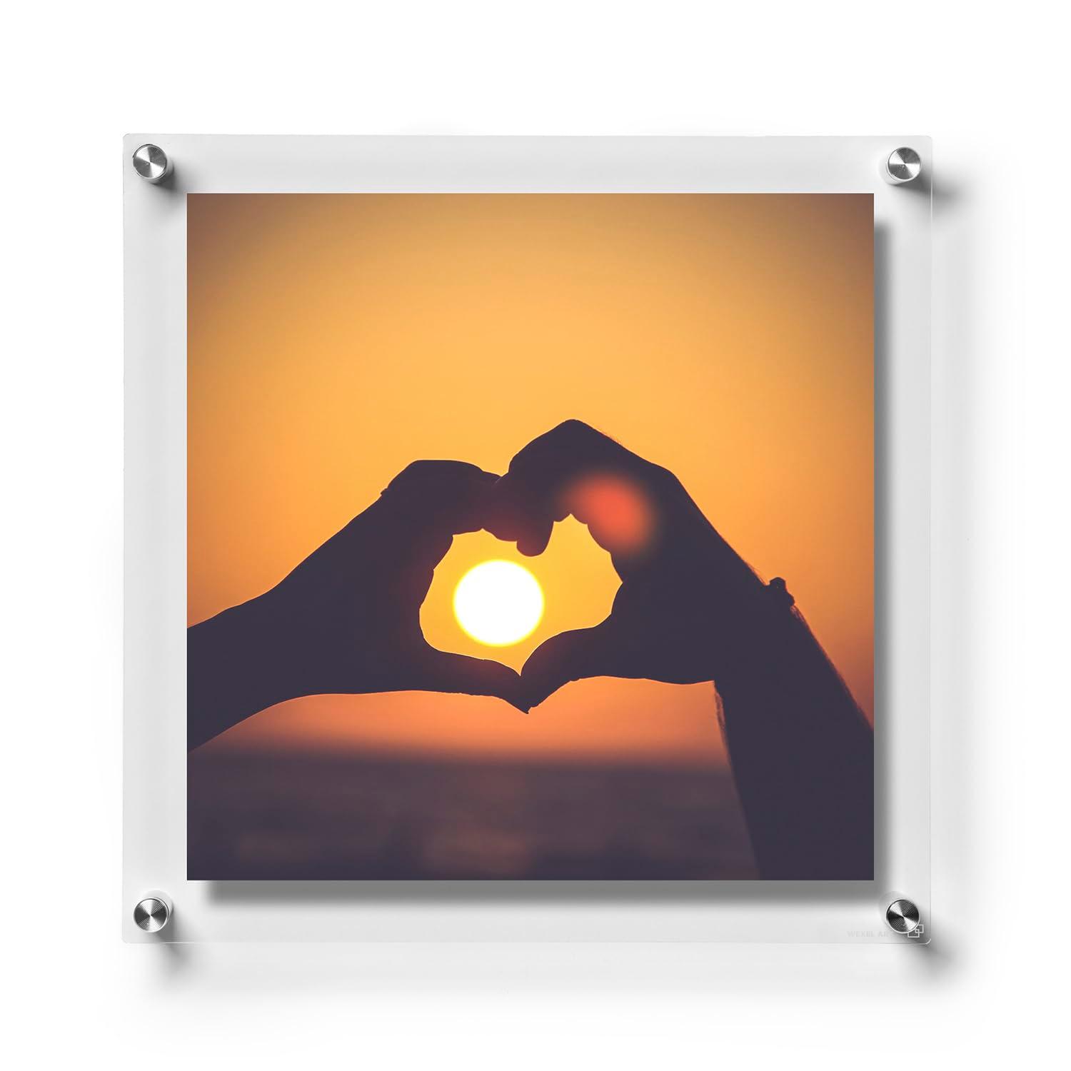 Double Panel Floating Acrylic Picture Frame