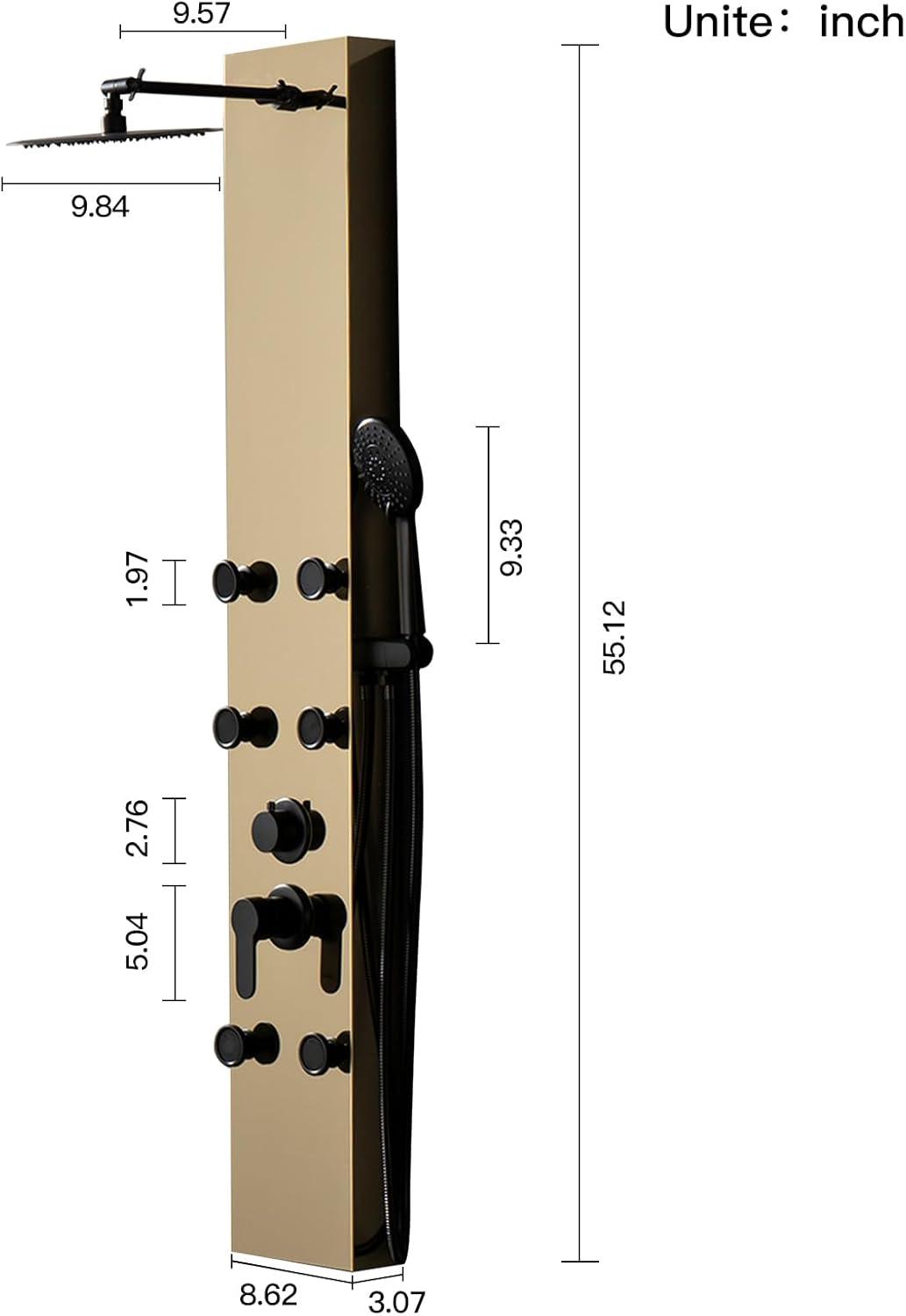 60.55'' Shower Panel with Adjustable Shower Head