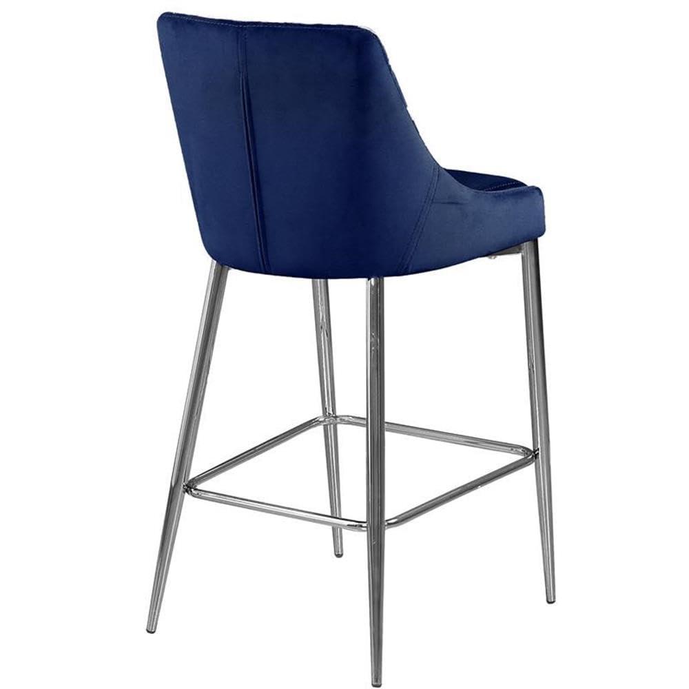 Ellenberger Upholstered Counter Stool with Metal Frame