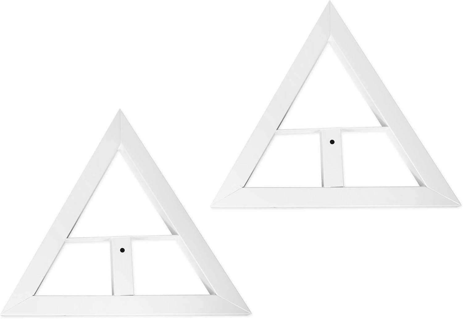 Pair Rockville RVSM1 White Studio Monitor Speaker Stands w/ Adjustable Height