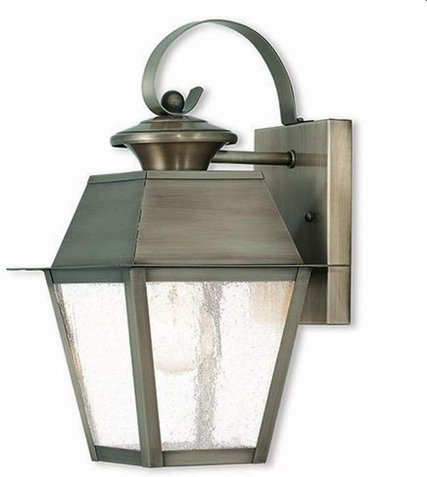 Livex Lighting Mansfield 1 - Light Wall Light in  Vintage Pewter