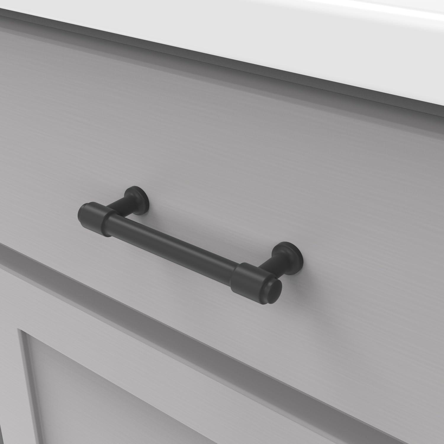 Piper Kitchen Handles, Solid Core Drawer Pulls for Cabinet Doors, 3-3/4" (96mm)