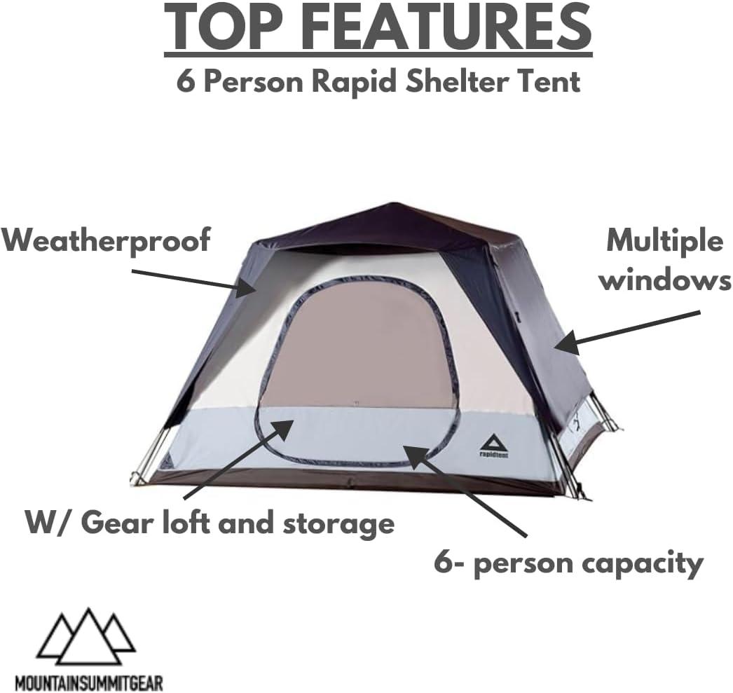 Caddis Rapid 6 Quick Set Tent