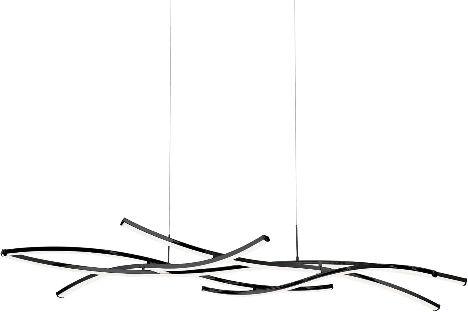 Divergence 9 - Light Dimmable LED Modern Linear Chandelier