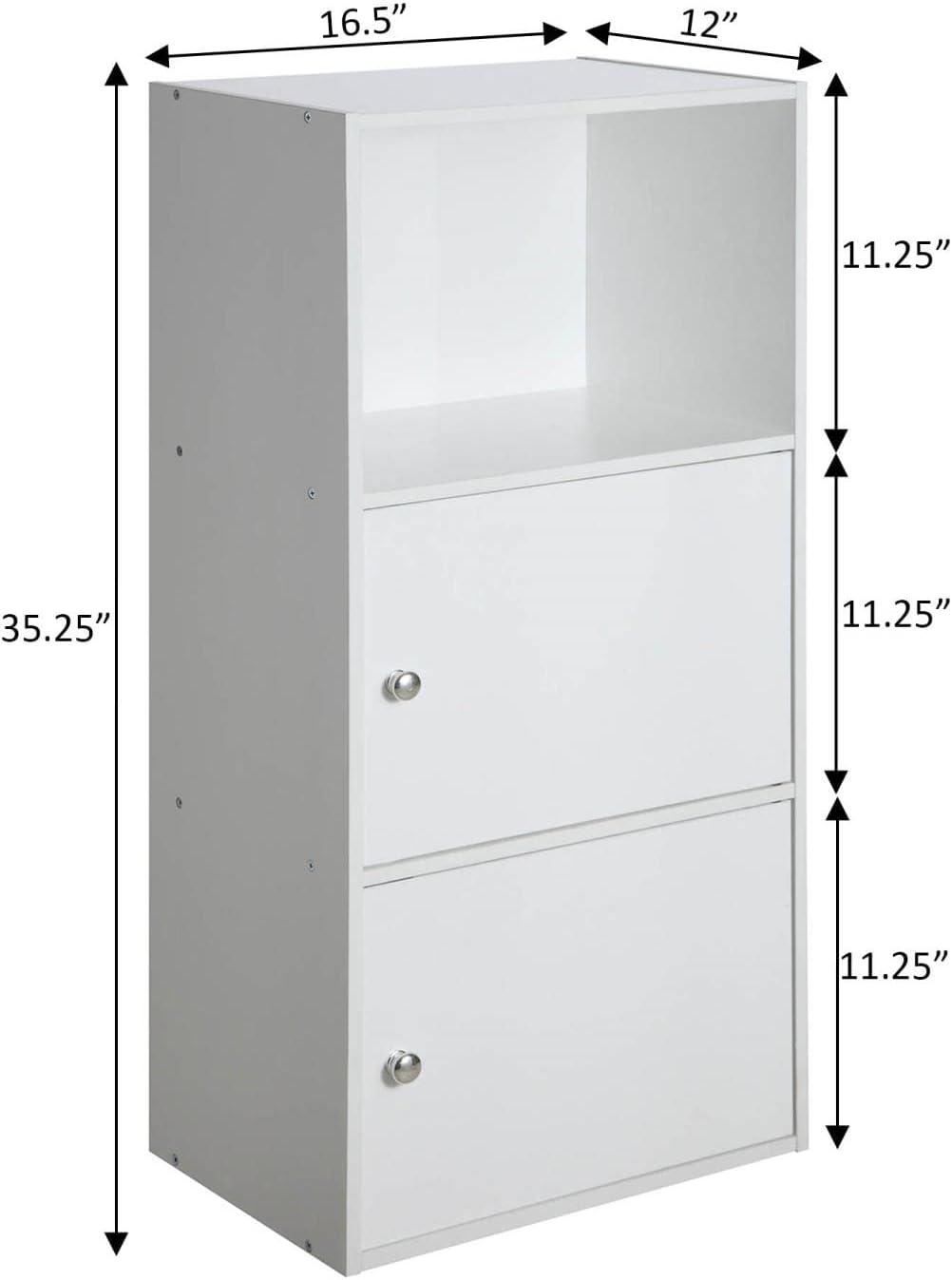 Convenience Concepts XTRA Storage 2-Door Cabinet, White