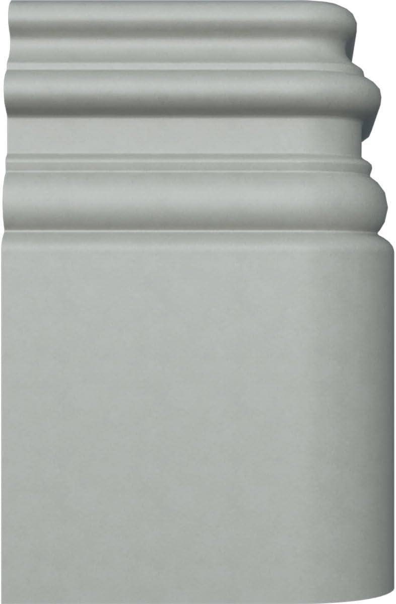 7 3/8"H x 4 3/4"P Hillsborough Baseboard Moulding Outside Corner