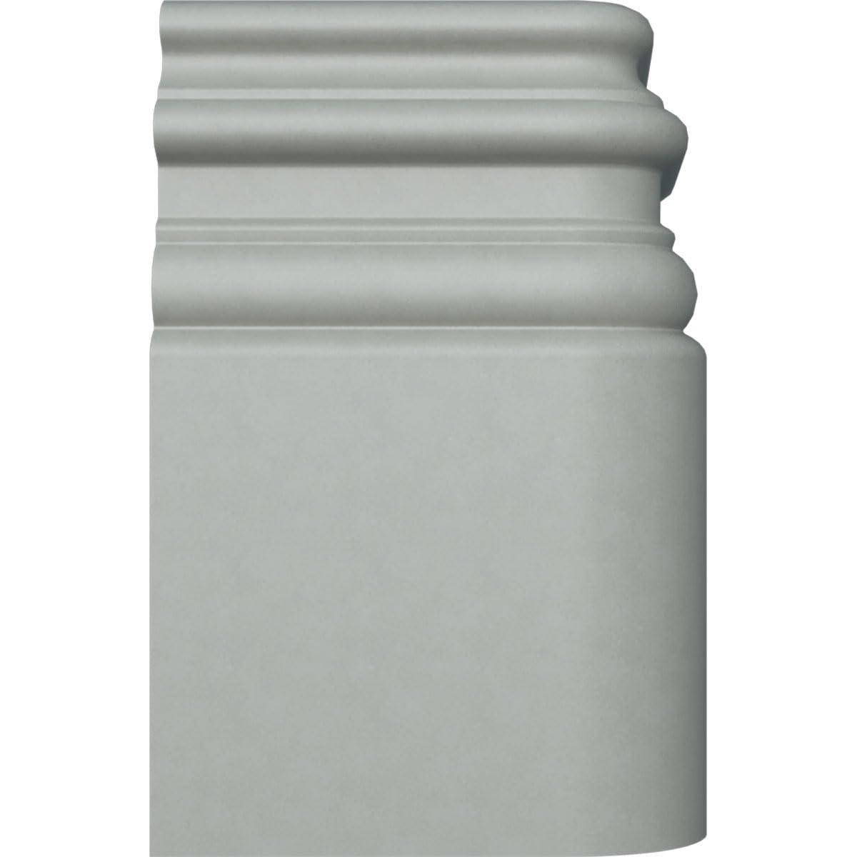 7 3/8"H x 4 3/4"P Hillsborough Baseboard Moulding Outside Corner
