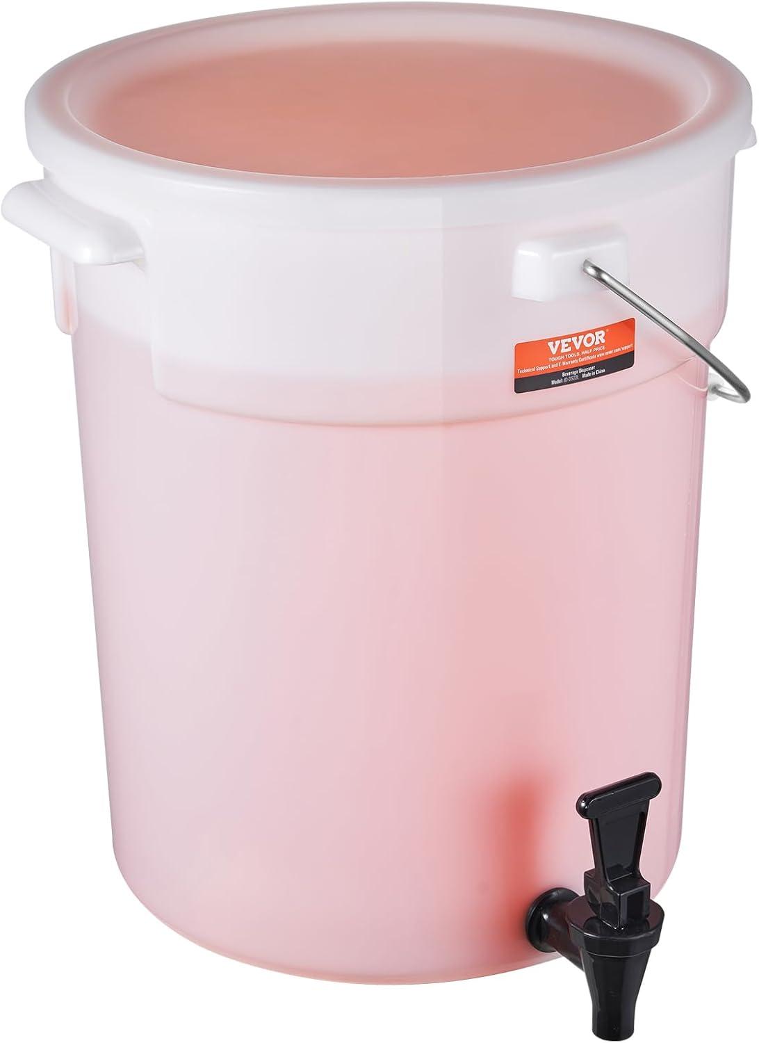 VEVOR Commercial Beverage Dispenser 18L Cold Juice Ice Drink Dispenser for Party