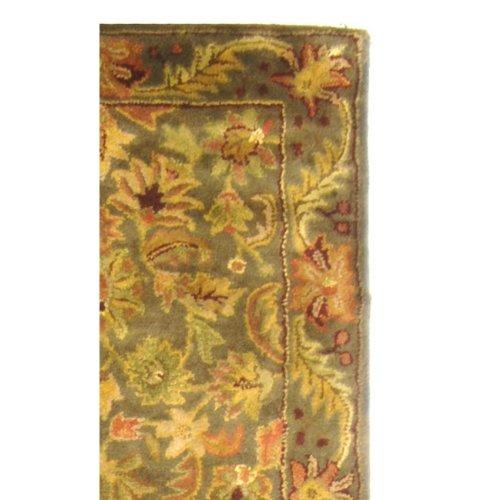 Antiquity AT52 Hand Tufted Indoor Runner Rug - Green/Gold - 2'3"x10' - Safavieh