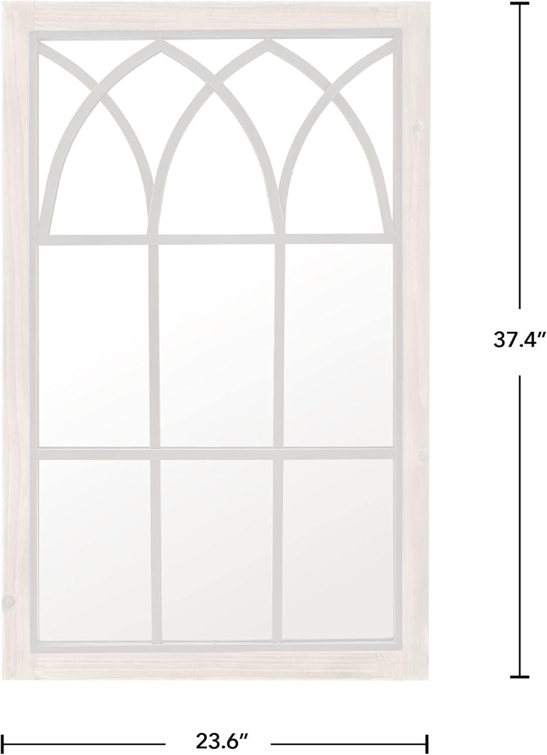 FirsTime & Co. Brown Grandview Arch Wall Mirror, Farmhouse, Rectangular, 23.6 x 1.25 x 37.4 in