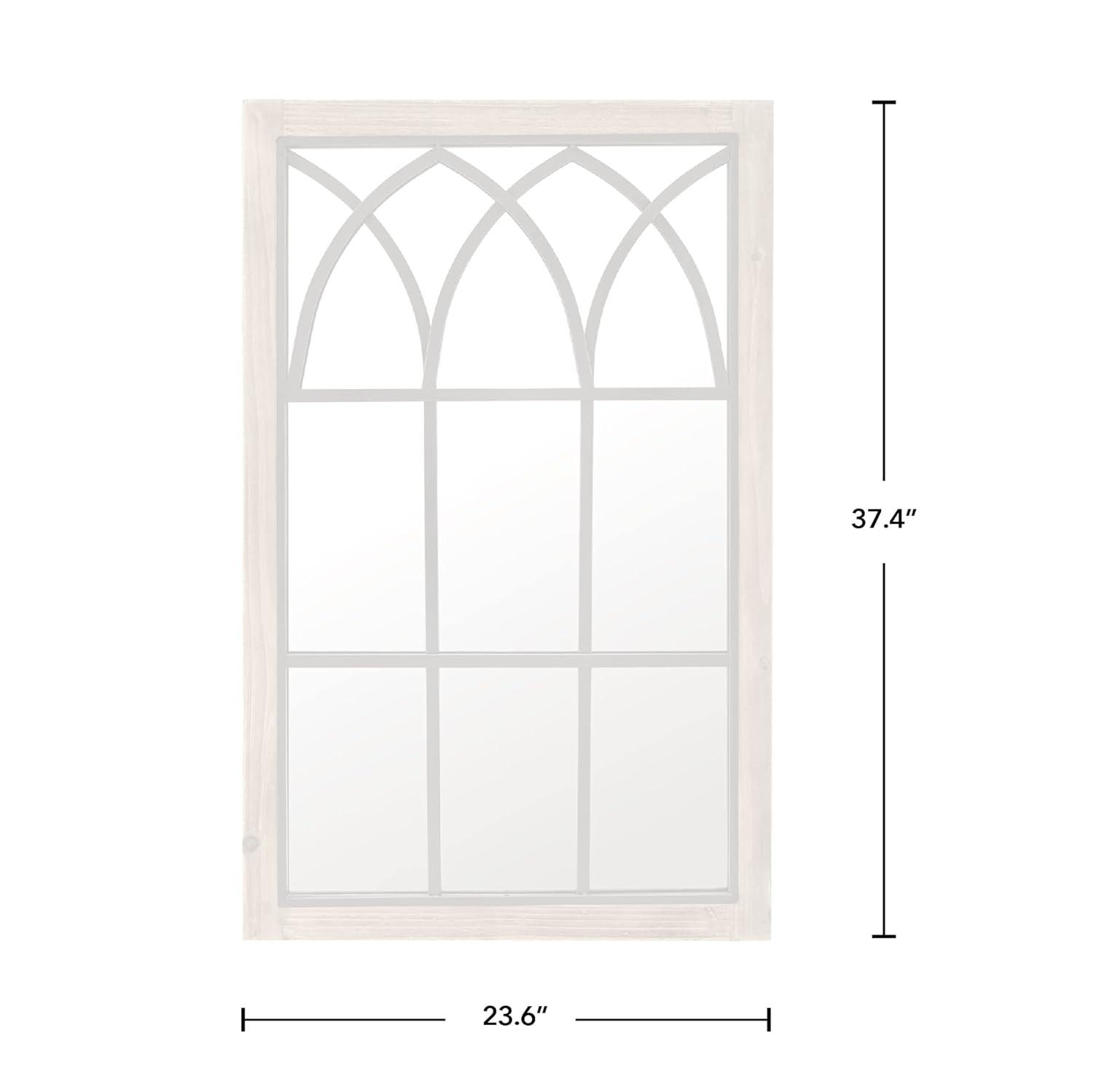 FirsTime & Co. Dark Brown Grandview Arch Wall Mirror, Farmhouse, Rectangular, 23.6 x 1.25 x 37.4 in