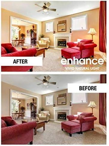 White Frosted LED GU10 Twist & Lock Light Bulbs (3-Pack)