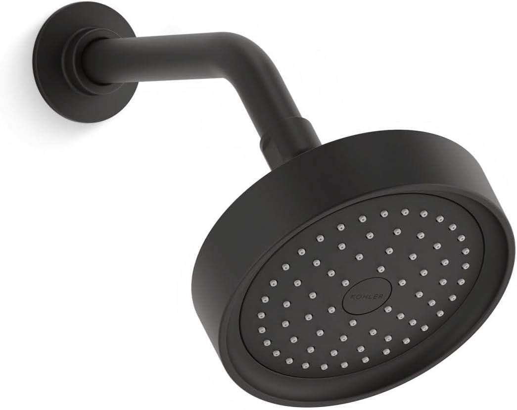 Kohler Purist 2.5 Gpm Multifunction Wall Mount Showerhead, Three Spray Settings, 5.5" High Pressure Spray Head